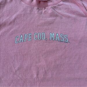 Vintage 90’s Tee Shirt Cape Cod coral salmon color women’s m/l